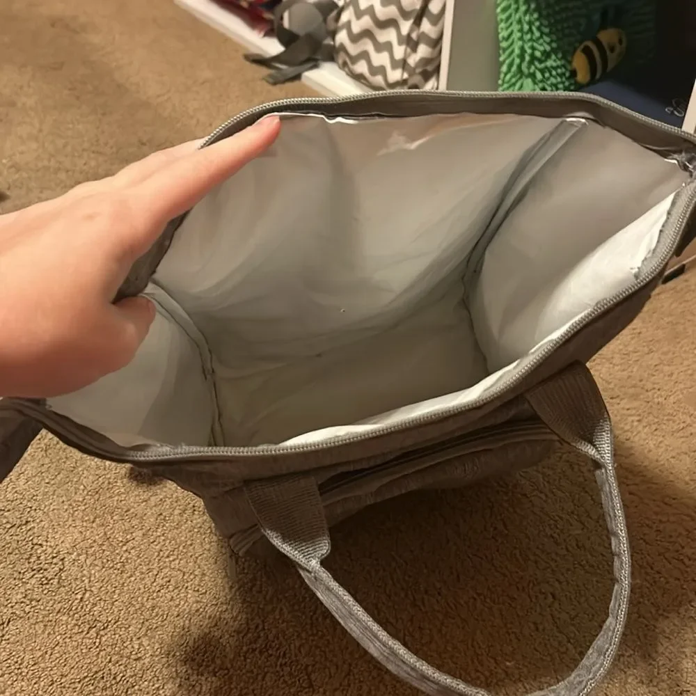 Enfamil Grey Baby Bag Versatile Insulated Cooler Diaper Bag